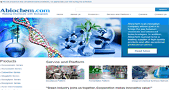 Desktop Screenshot of abiochem.com